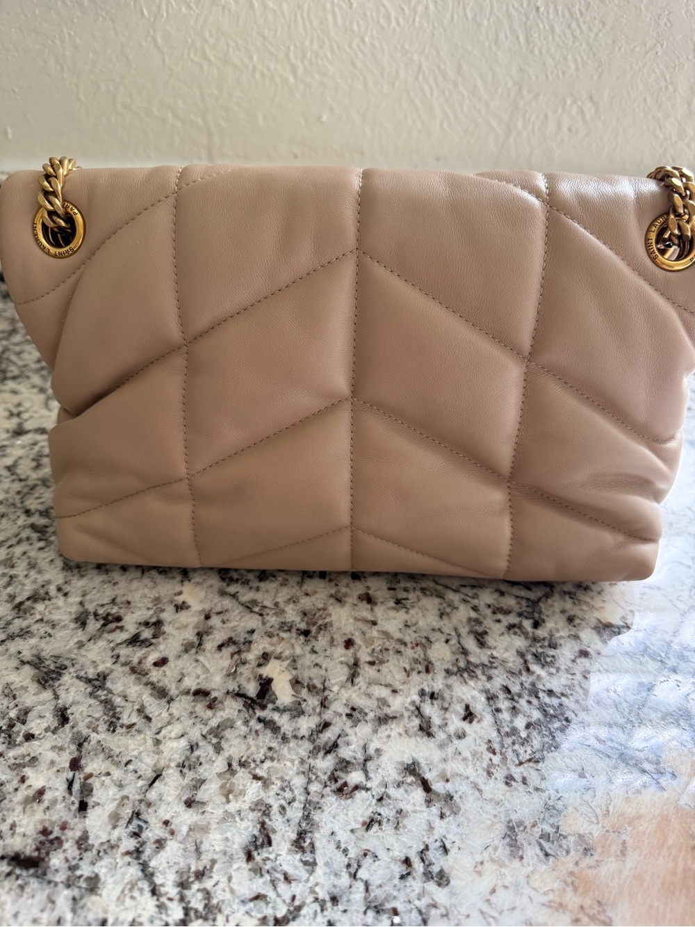 Authentic YSL Saint Laurent Quilted Small LouLou puffer bag - Picture 9 of 13